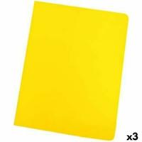 Set submappen Elba Geel A4 50 Onderdelen (3 Stuks)