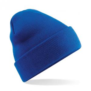 Beechfield basic winter muts/beanie - blauw - acryl - volwassenen - Winter Essentials/accessoi