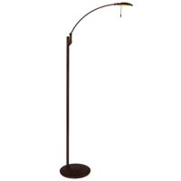 Steinhauer Led vloer leeslampZenith 2x6w - 2200K - 118cm bronsbruin - 7862BR