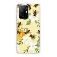 No flowers without bees: Xiaomi 11T Transparant Hoesje