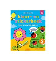 Superleuk kleur- en stickerboek (2-4jr)