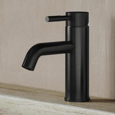 Wastafelkraan SaniClear Plus Curved | Opbouw | Mengkraan | Standaard model | Verouderd ijzer - Gunmetal