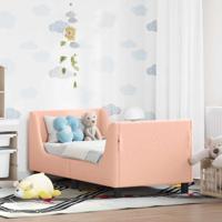 Peuterbedframe met hoofdbord Roze 70 x 140 cm Schapenstof
