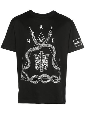 Haculla t-shirt Crest - Noir