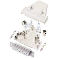 encitech TRI-M-25-DMS-W-K 6355-8039-13 D-sub female connectorset 180 ° Aantal polen: 25 Soldeerkelk 1 stuk(s)