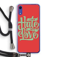 Turn hate into love: Honor Play 8A Transparant Hoesje met koord