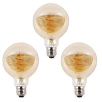Zigbee e27 spiraal filament lamp dual white g95 amberkleurig - voordeelset van 3 - thumbnail
