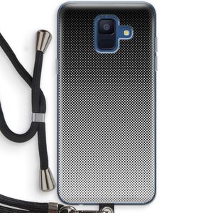 Musketon Halftone: Samsung Galaxy A6 (2018) Transparant Hoesje met koord