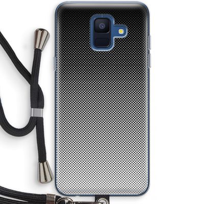 Musketon Halftone: Samsung Galaxy A6 (2018) Transparant Hoesje met koord