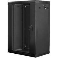 Lanberg WF01-6418-10B rack 18U Wandrek Zwart