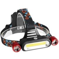 YWXLight 2000 lumens instelbare helderheid oplaadbare 3 standen LED-koplampen (rood)