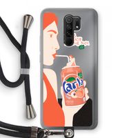 Peach please!: Xiaomi Redmi 9 Transparant Hoesje met koord