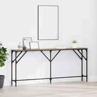 Wandtafel artisanaal eikenkleurig 180 x 23 x 75 cm