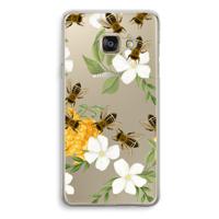 No flowers without bees: Samsung Galaxy A3 (2016) Transparant Hoesje