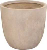 Pot Egg Texas - Ø25 x H25 cm - Zandkleur