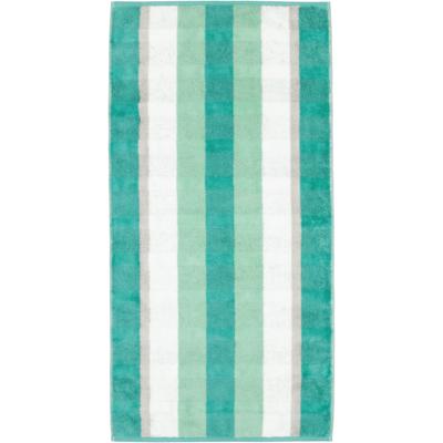 Cawö Cawo Noblesse Stripes Gastendoekje 30x50 smaragd