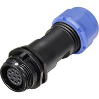 Weipu SP1311 / S 9 II Ronde connector Bus, recht Totaal aantal polen: 9 Serie (ronde connectoren): SP13 1 stuk(s)