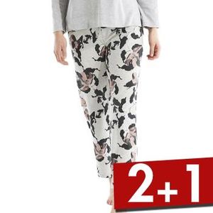 Damella Greymelange Flower Pants