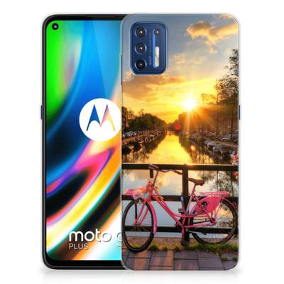 Motorola Moto G9 Plus | Silliconen Back Cover | Amsterdamse Grachten
