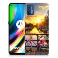 Motorola Moto G9 Plus | Silliconen Back Cover | Amsterdamse Grachten