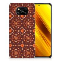 Xiaomi Poco X3 | Poco X3 Pro TPU bumper Batik Brown - thumbnail