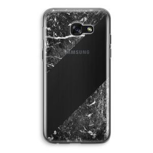 Zwart marmer: Samsung Galaxy A5 (2017) Transparant Hoesje