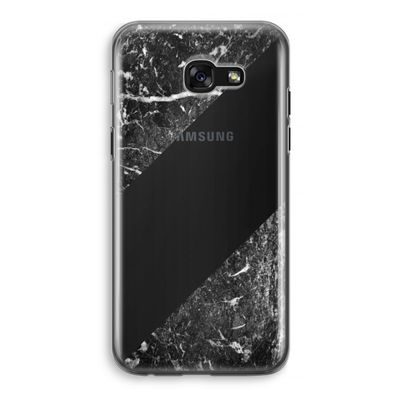 Zwart marmer: Samsung Galaxy A5 (2017) Transparant Hoesje