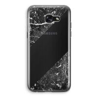 Zwart marmer: Samsung Galaxy A5 (2017) Transparant Hoesje