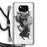 House: Xiaomi Poco X3 Pro Transparant Hoesje met koord