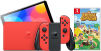 Nintendo Switch OLED Super Mario Editie + Animal Crossing New Horizons - thumbnail