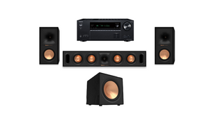 Onkyo TX-NR6100 7.2 receiver + Klipsch Reference Surround set 2 - Zwart