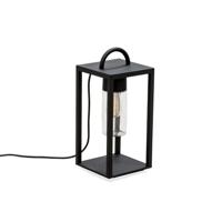 KonstSmide TerraslampBologna 45cm zwart met helder glas - 7532-750