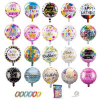 Fissaly® 20 Stuks Happy Birthday Verjaardag Folie Ballonnen – Feest Decoratie Versiering – Helium - thumbnail