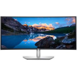 Dell UltraSharp U3423WE 34 Wide Quad HD USB-C 90W Curved IPS Monitor - Zilver, Zwart