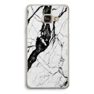 Witte marmer 2: Samsung A3 (2017) Transparant Hoesje