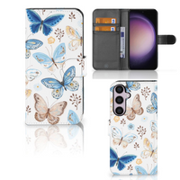 Telefoonhoesje met Pasjes voor Samsung Galaxy S24 Plus Vlinder - thumbnail