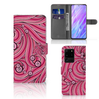 Samsung Galaxy S20 Ultra Hoesje Swirl Pink - thumbnail