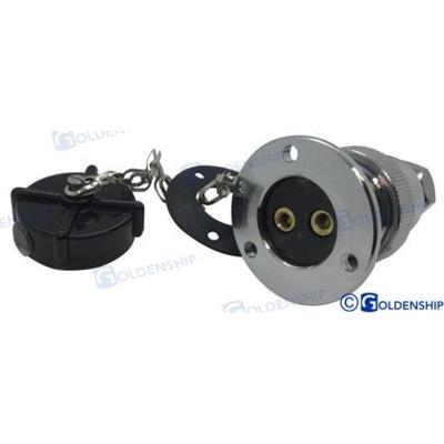 Enchufes y pasacables GS11023 - ENCHUFE ESTANCO 5 AMP. 2 POLOS