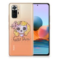 Silicone Back Case Xiaomi Redmi Note 10 Pro Boho Skull - thumbnail