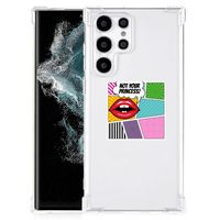 Samsung Galaxy S22 Ultra Anti Shock Bumper Case Popart Princess