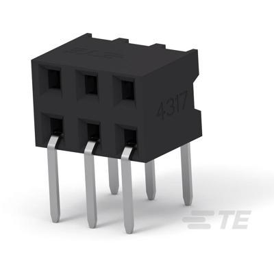 TE Connectivity 2314924-6 Female header, inbouw (standaard) Inhoud: 1 stuk(s) Tape on Full reel