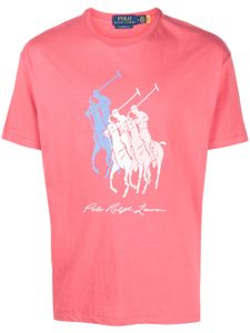 Polo Ralph Lauren t-shirt en coton à logo imprimé - Rouge