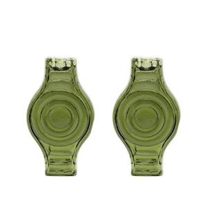 Brût Homeware, Set van 2 Kaarshouder Round, smokey green