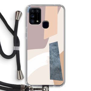 Luca: Samsung Galaxy M31 Transparant Hoesje met koord