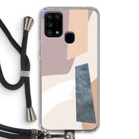 Luca: Samsung Galaxy M31 Transparant Hoesje met koord