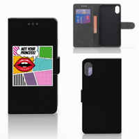 Apple iPhone Xs Max Wallet Case met Pasjes Popart Princess - thumbnail