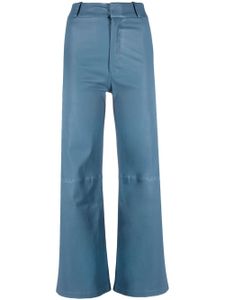 Arma pantalon court en cuir - Bleu