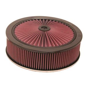 K&N 185mm flens, 14'' diameter, 140mm Hoogte met X-Stream deksel (66-3080) 663080