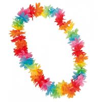 Verkleed Hawaii krans - in zomerse kleuren - themafeest - zomer
