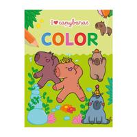 Deltas i love capybaras color kleurblok